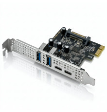 Плата расширения PCIe | 2×USB 3.0 + 2×Type-C